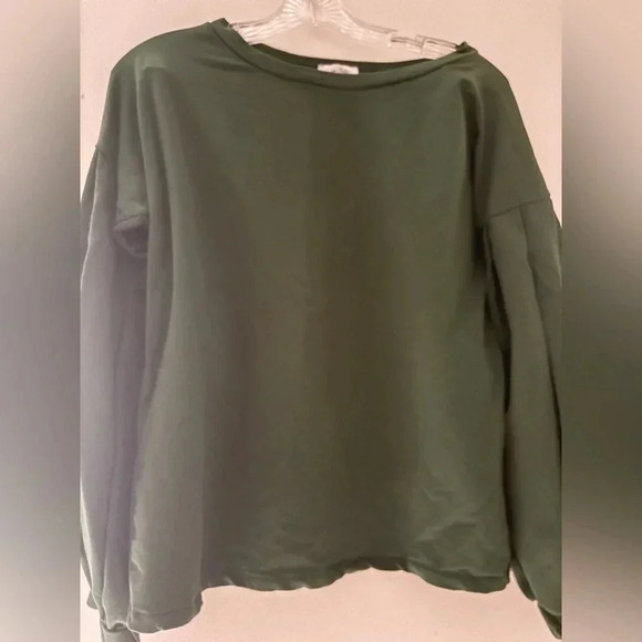 Hunter green Sweater shirt - Picture 1 of 4